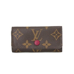 Louis Vuitton LOUIS VUITTON Monogram Multicles 4 4-ring key case Fuchsia Brown M60705