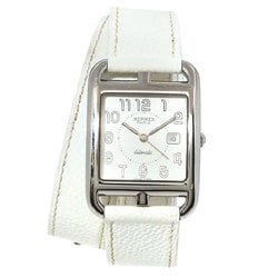 Hermes Cape Cod Double Tour CC1 710 Boys Watch Date Silver Dial Automatic Winding