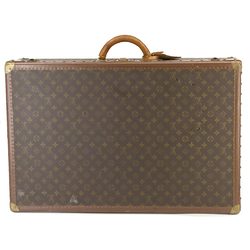 Louis Vuitton LOUIS VUITTON Monogram Alzer 75 Trunk Case Bag Brown M21225