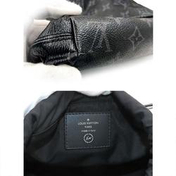 Louis Vuitton LOUIS VUITTON Monogram Eclipse Fragment Nano Bag Shoulder Black M43418 RFID