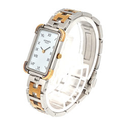 Hermes Croisiere Combi CR1 220 Women's Watch White Quartz