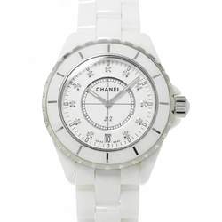 Chanel CHANEL J12 38mm H2125 Men's Watch 11P Diamond Date White Ceramic Quartz