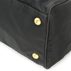 PRADA Prada Tote Bag Handbag Shoulder Nylon Leather NERO Black B1843