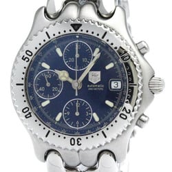 Polished TAG HEUER Sel Chronograph Steel Automatic Mens Watch CG2111 BF570419