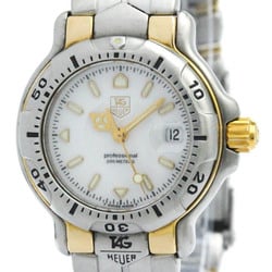 Polished TAG HEUER 6000 Professional Gold Plated Steel Watch WH1351 BF570441