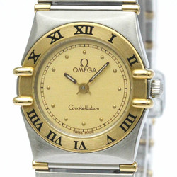 Polished OMEGA Constellation 18K Gold Steel Ladies Watch 795.1080 BF570556