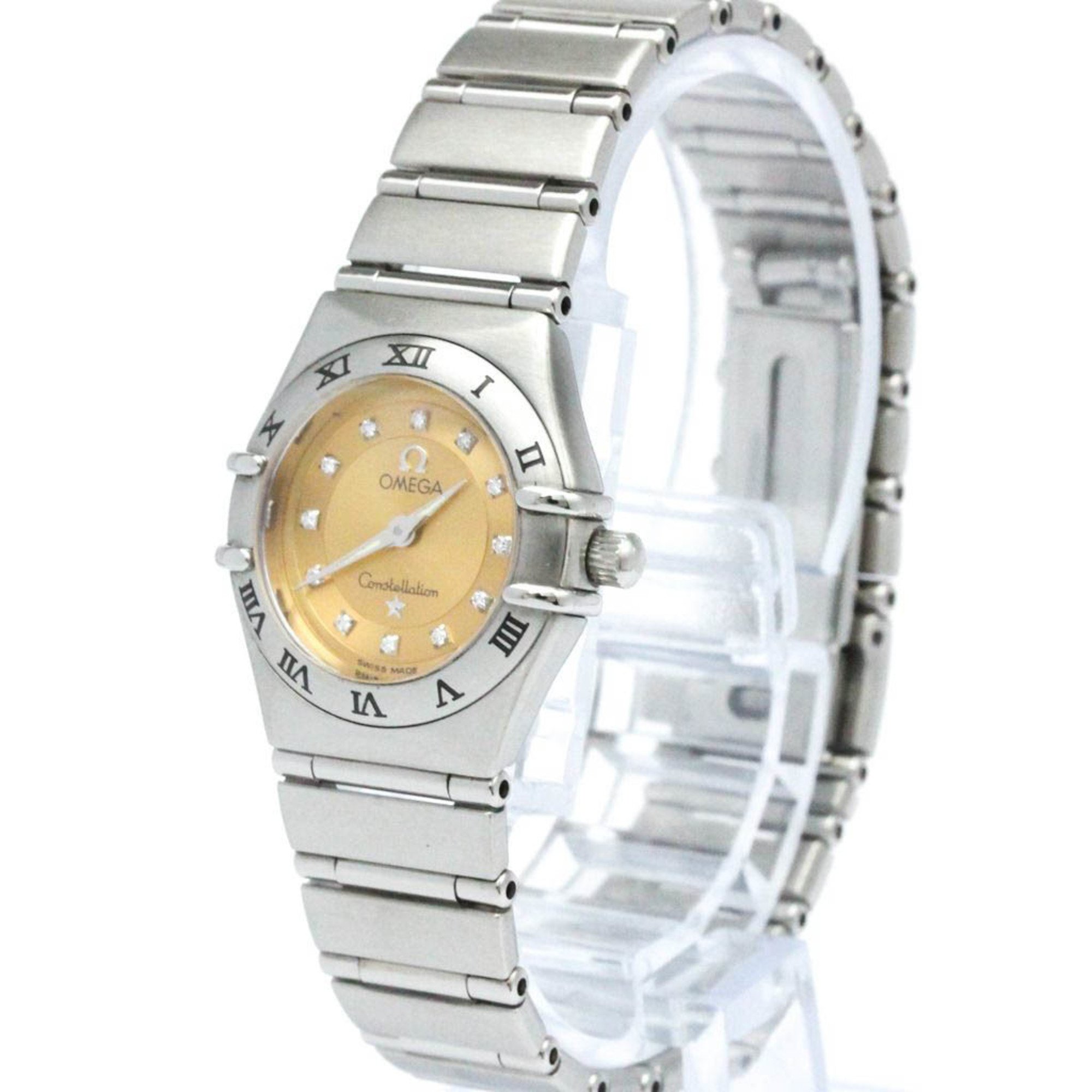 Polished OMEGA Constellation Cindy Crawford Diamond Watch 1564.65 BF570423