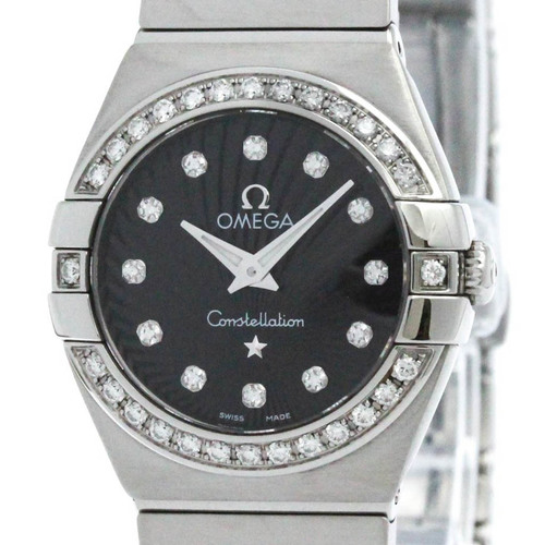 Polished OMEGA Constellation Blush Diamond Watch 123.15.24.60.51.001 BF570445