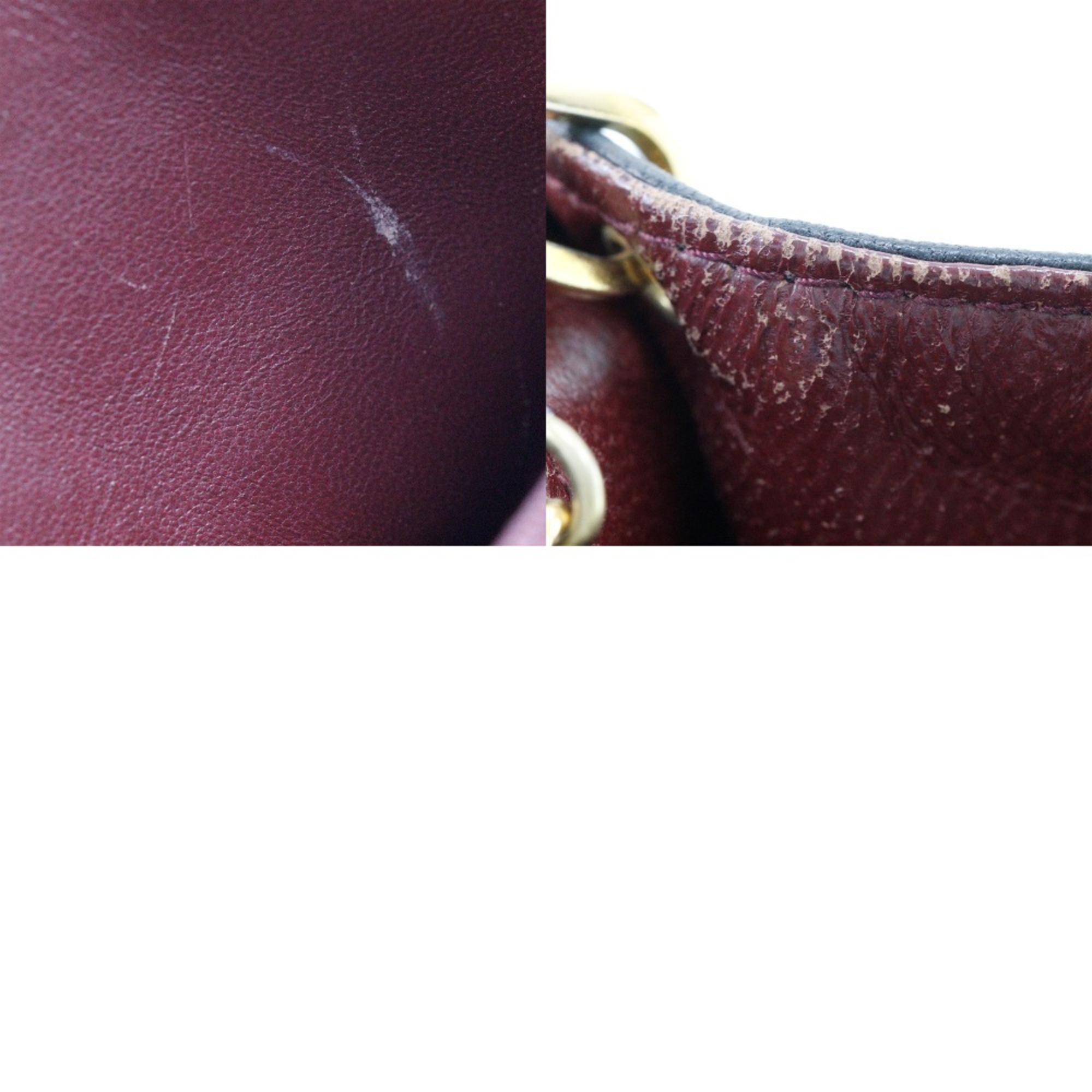 CHANEL Chain Shoulder Bag No serial number seal Lambskin 1993 Turnlock ChainShoulder Women's I131824062