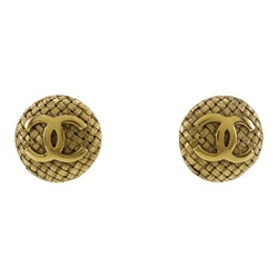 CHANEL Earrings, Gold Plated, Size 29, Approx. 23.2g, Women's, I131824090