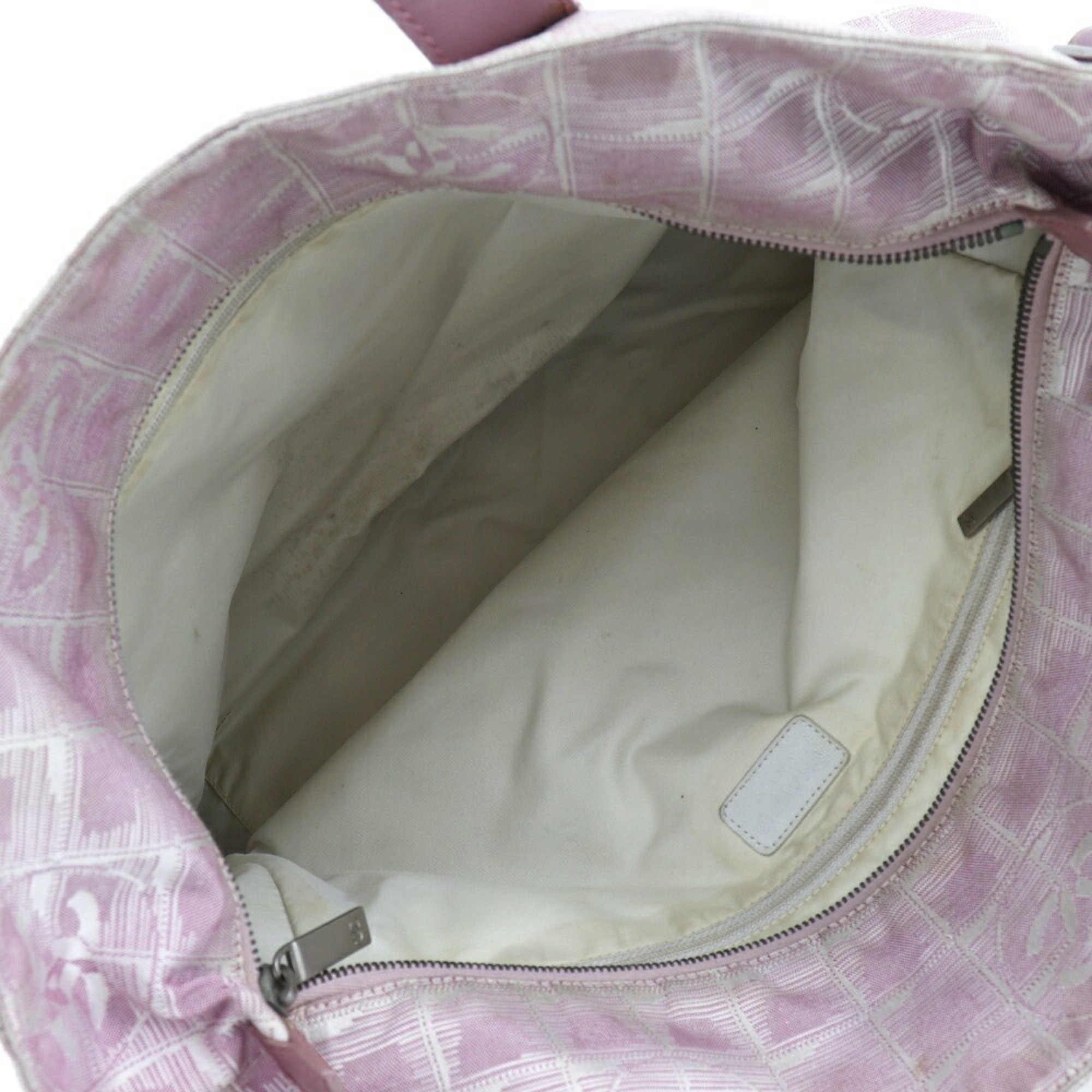 CHANEL New Travel Line Tote GM Bag Nylon Canvas 2001 Women's I131824024