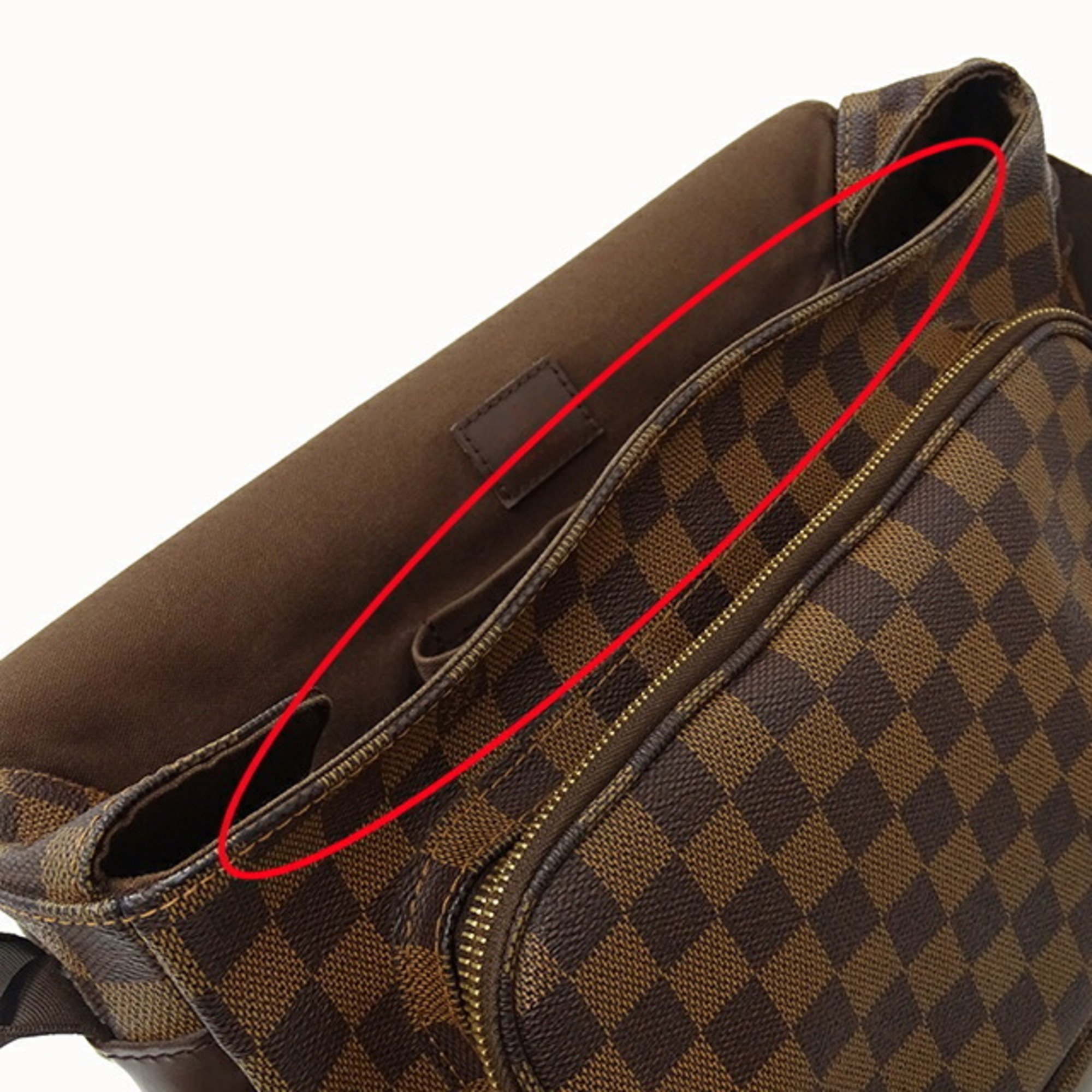 Louis Vuitton Damier Men's Shoulder Bag Merville Brown N51125 Outing