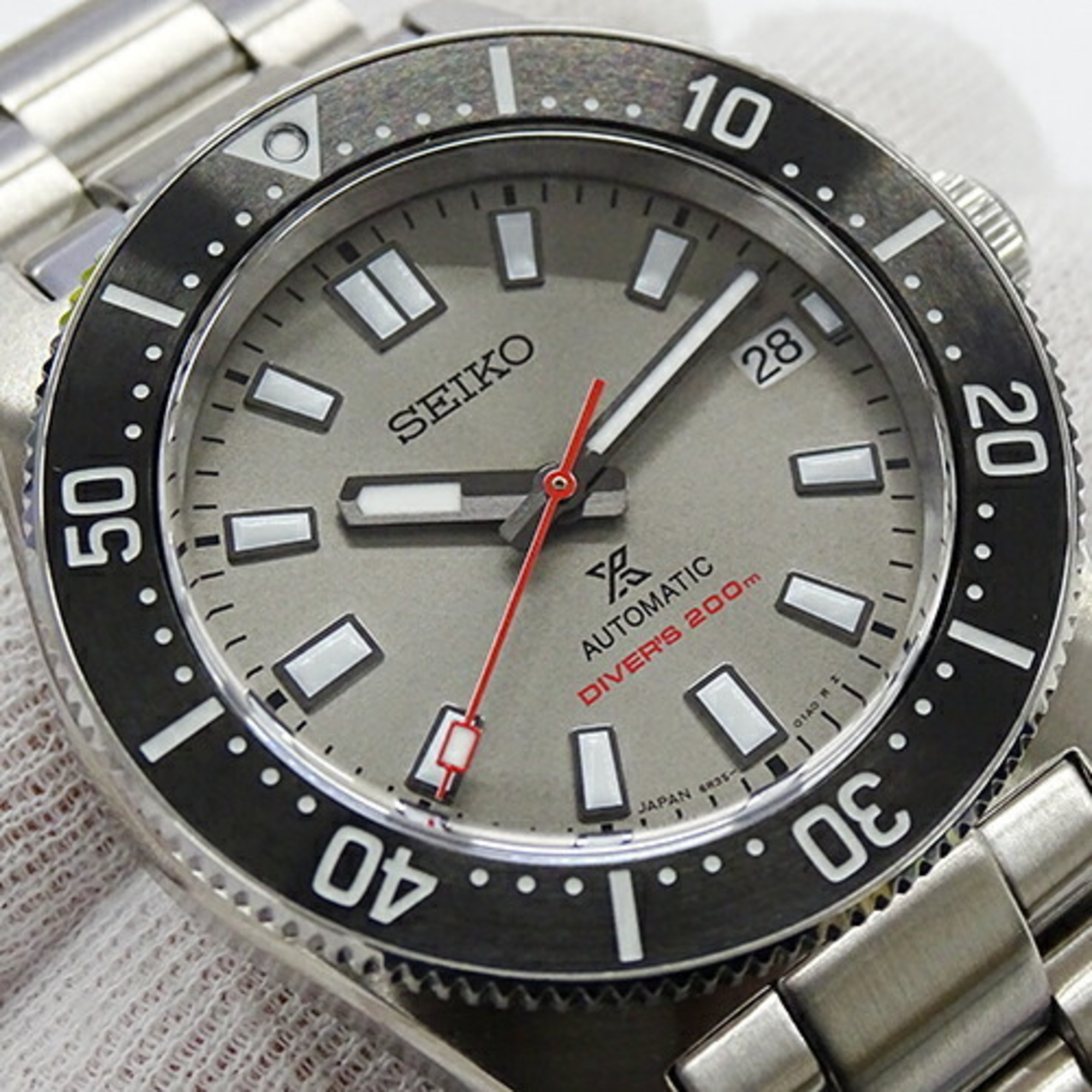 Seiko Prospex 6R35-02W0 SBDC191 Watch Men's Diver Scuba Shohei Otani 2023 Limited Edition Date Automatic AT Stainless Steel SS Gray