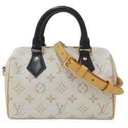 Louis Vuitton LOUIS VUITTON Bag Monogram Dune Women's Handbag Shoulder 2way Speedy Bandouliere 20 White Beige M46906 Compact