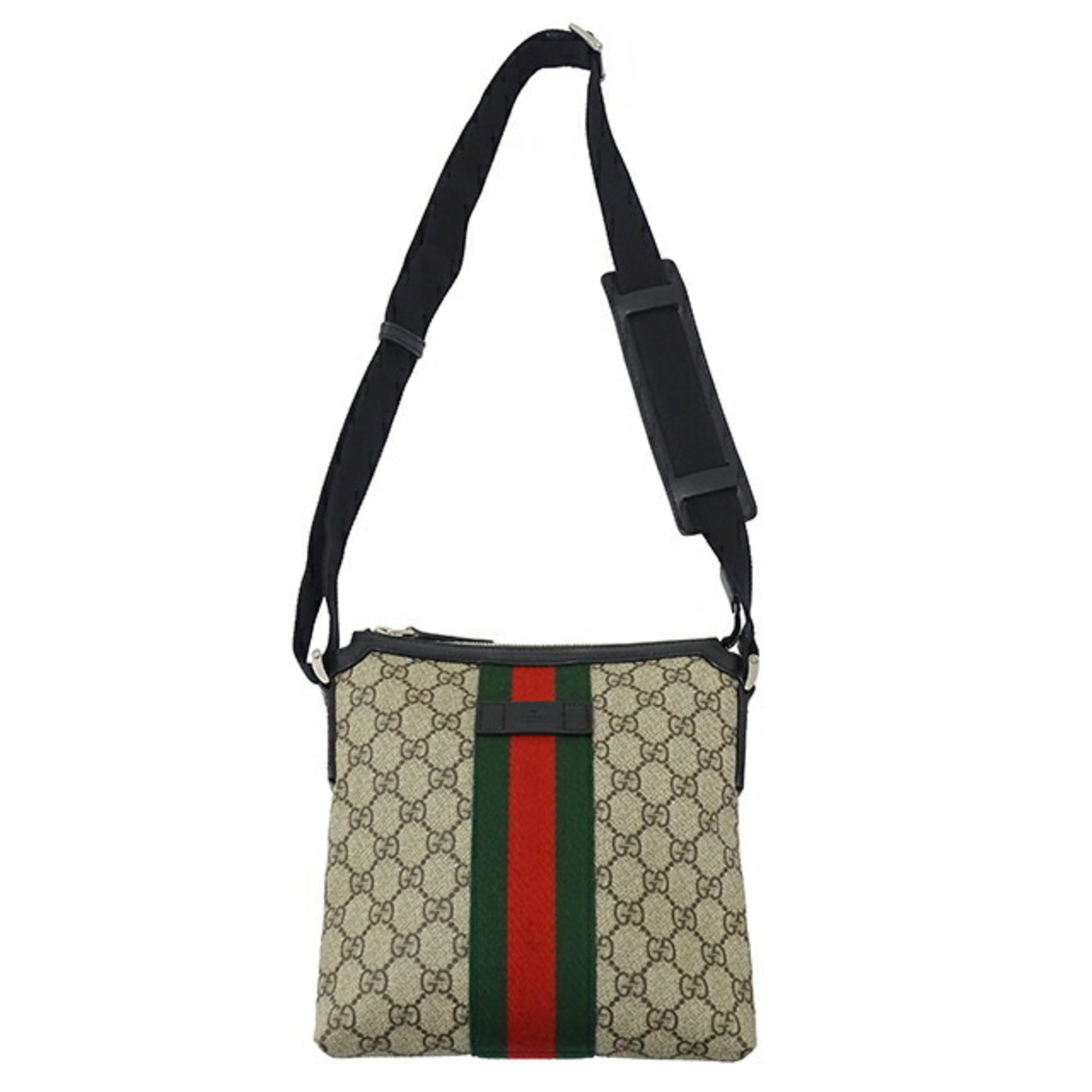 GUCCI Bags for Women and Men GG Supreme Shelly Shoulder Bag 471454 Compact Black