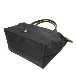 Longchamp Le Pliage Club 1621 619 300 Women's Nylon,Leather Folding Bag,Handbag Gray