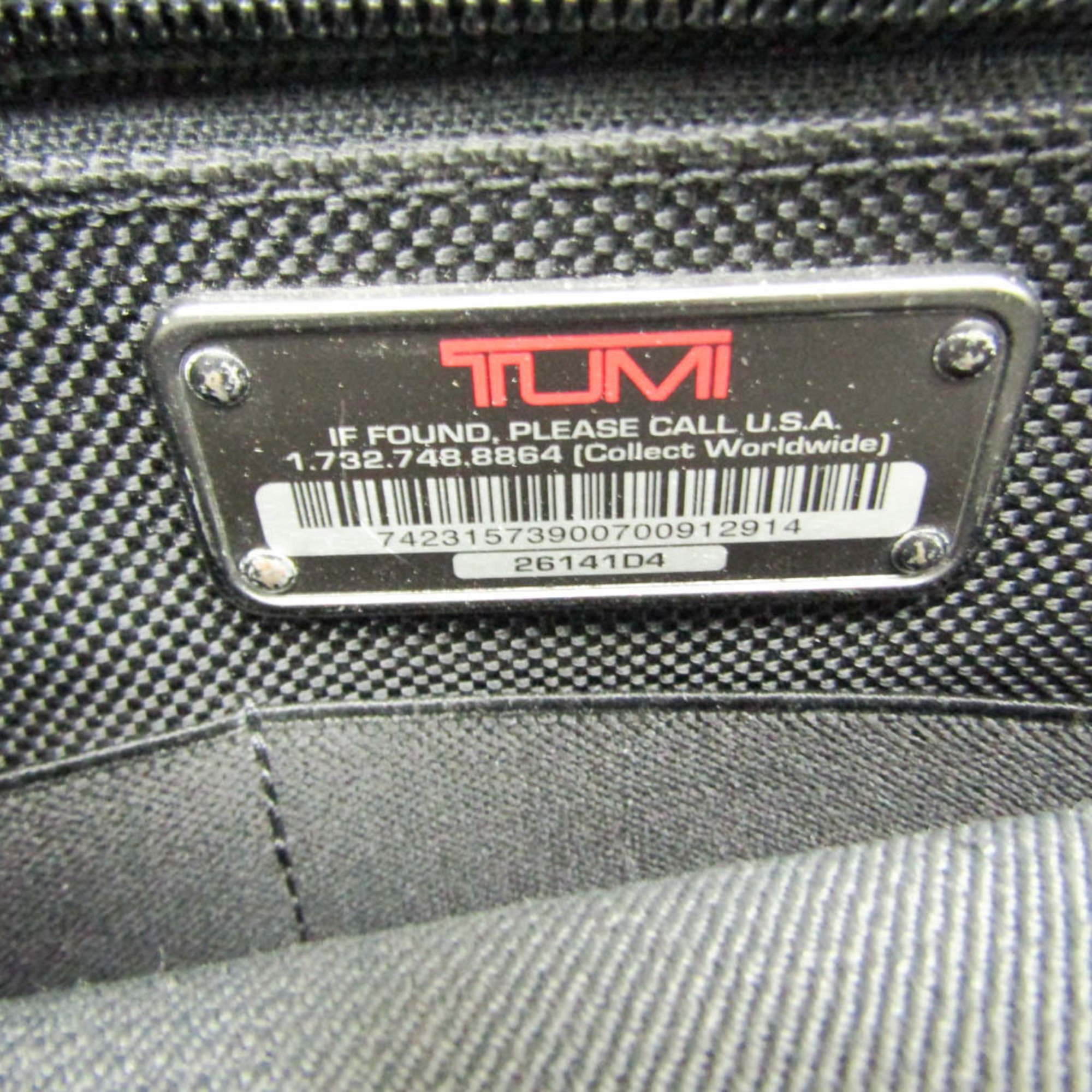 Tumi Alpha Expandable Organizer Computer Briefcase 26141D4 Men's Nylon Canvas,Leather Briefcase,Handbag,Shoulder Bag Black