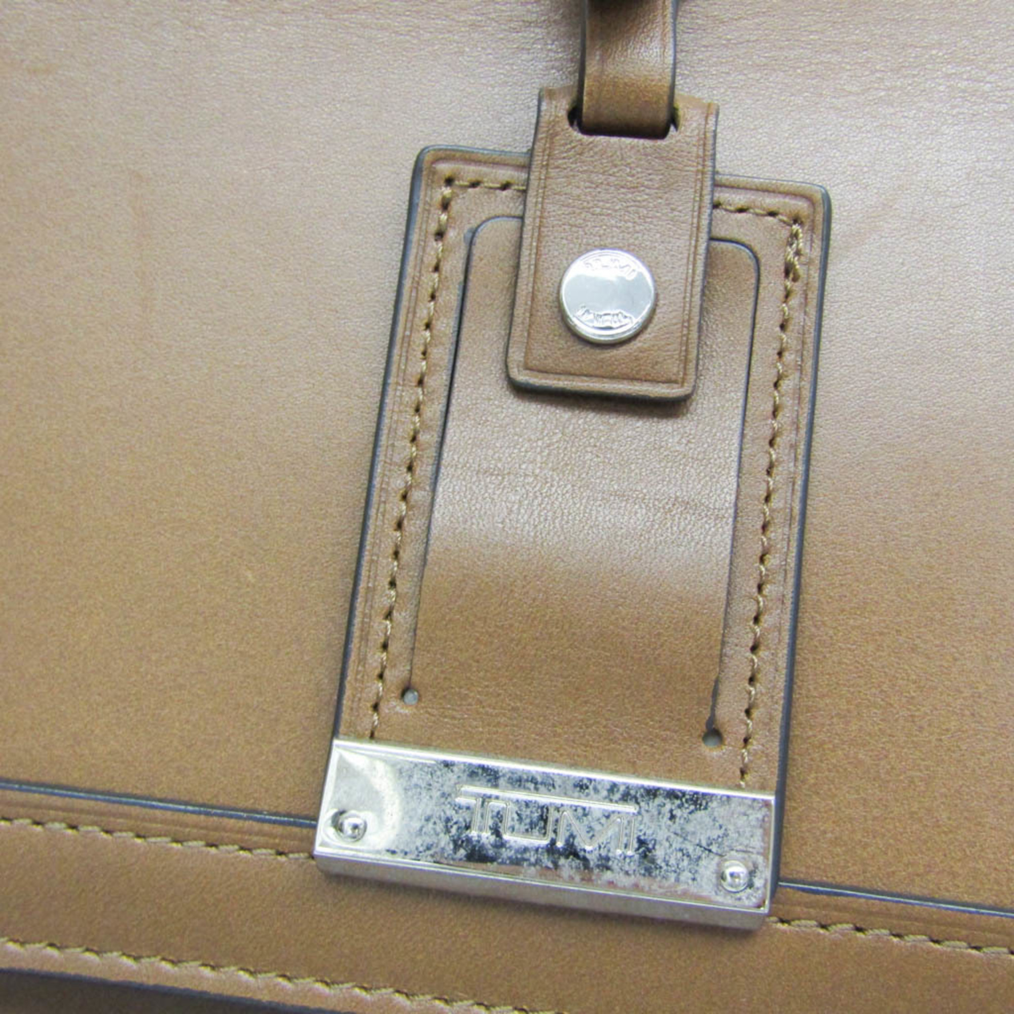 Tumi Dorilton Slim Flap 93231UM Men's Leather Briefcase Brown
