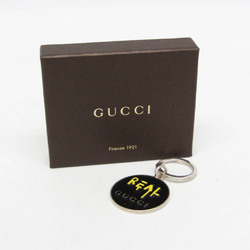Gucci REAL LOGO GUCCI GHOST KEYRING 478646 Keyring (Black,Silver,Yellow)