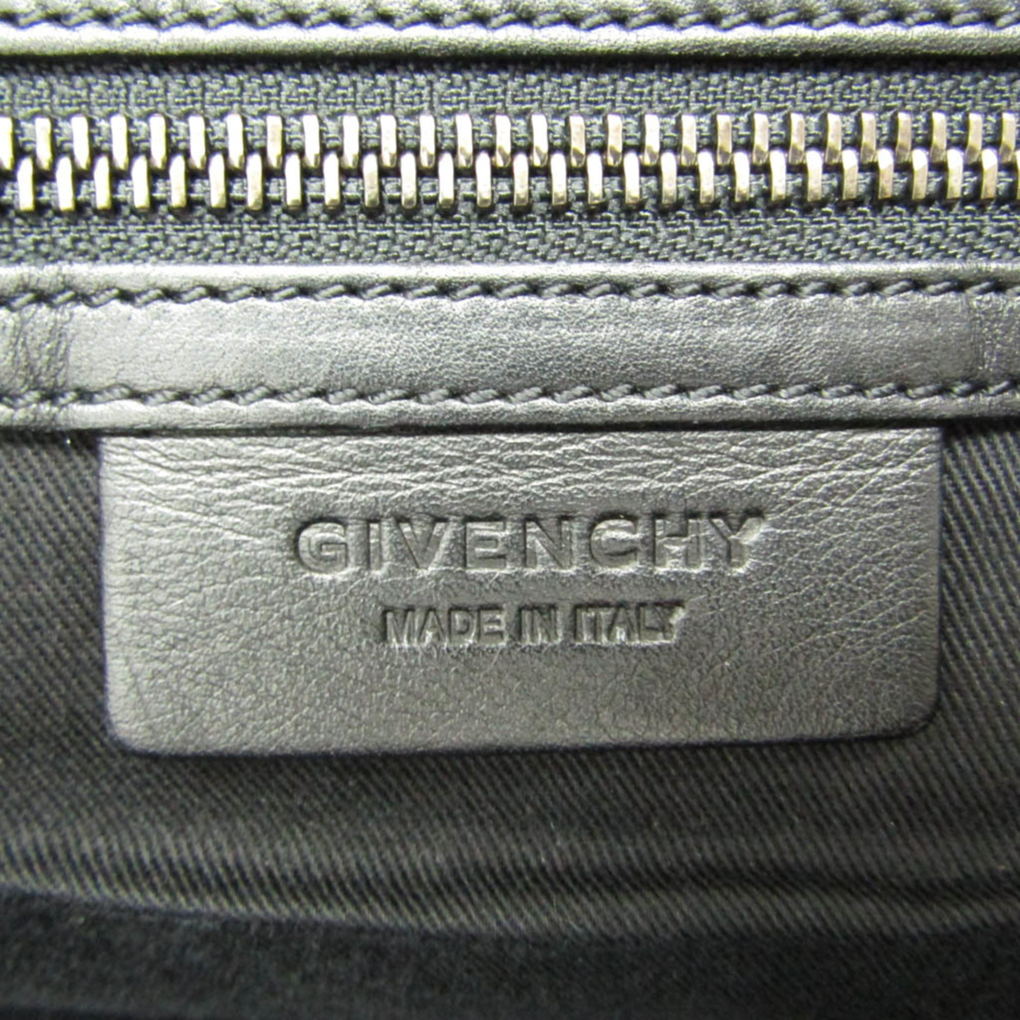 Givenchy Nightingale Women's Leather,Suede Handbag,Shoulder Bag Dark Brown
