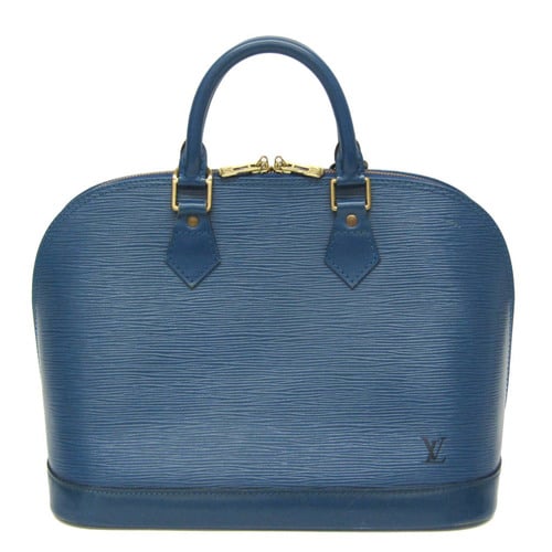 Louis Vuitton Epi Alma M52145 Women's Handbag Toledo Blue