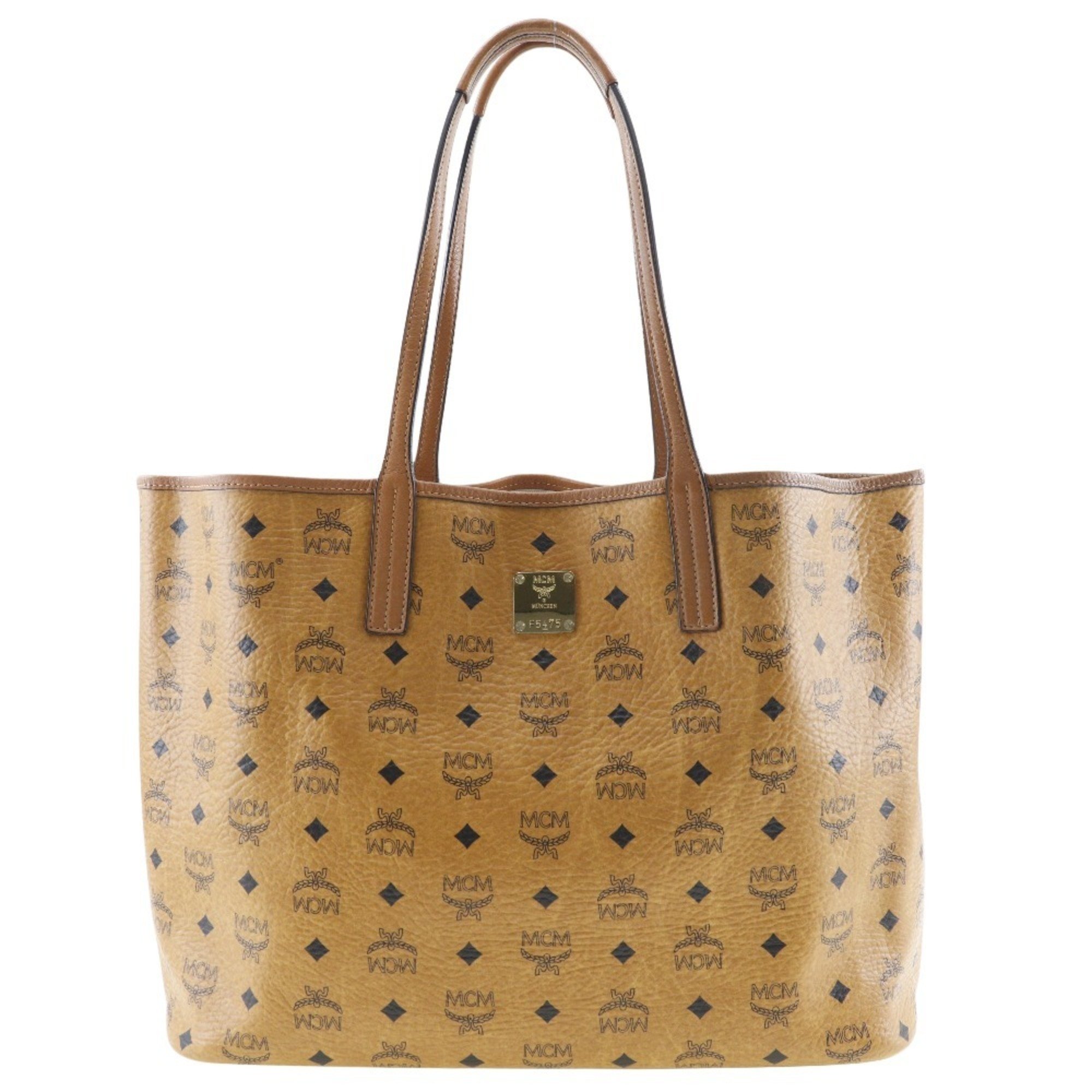 MCM Tote Bag Monogram Canvas Unisex I131824010