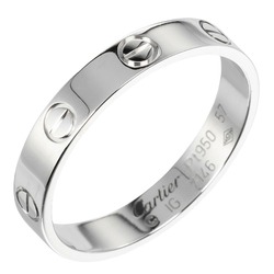 Cartier Love Wedding Ring, Size 16.5, Pt950 Platinum, Approx. 4.45g, I132124009
