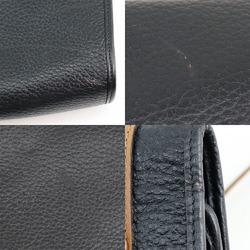 Christian Dior Shoulder Bag Leather Snap Button Women's I120824007