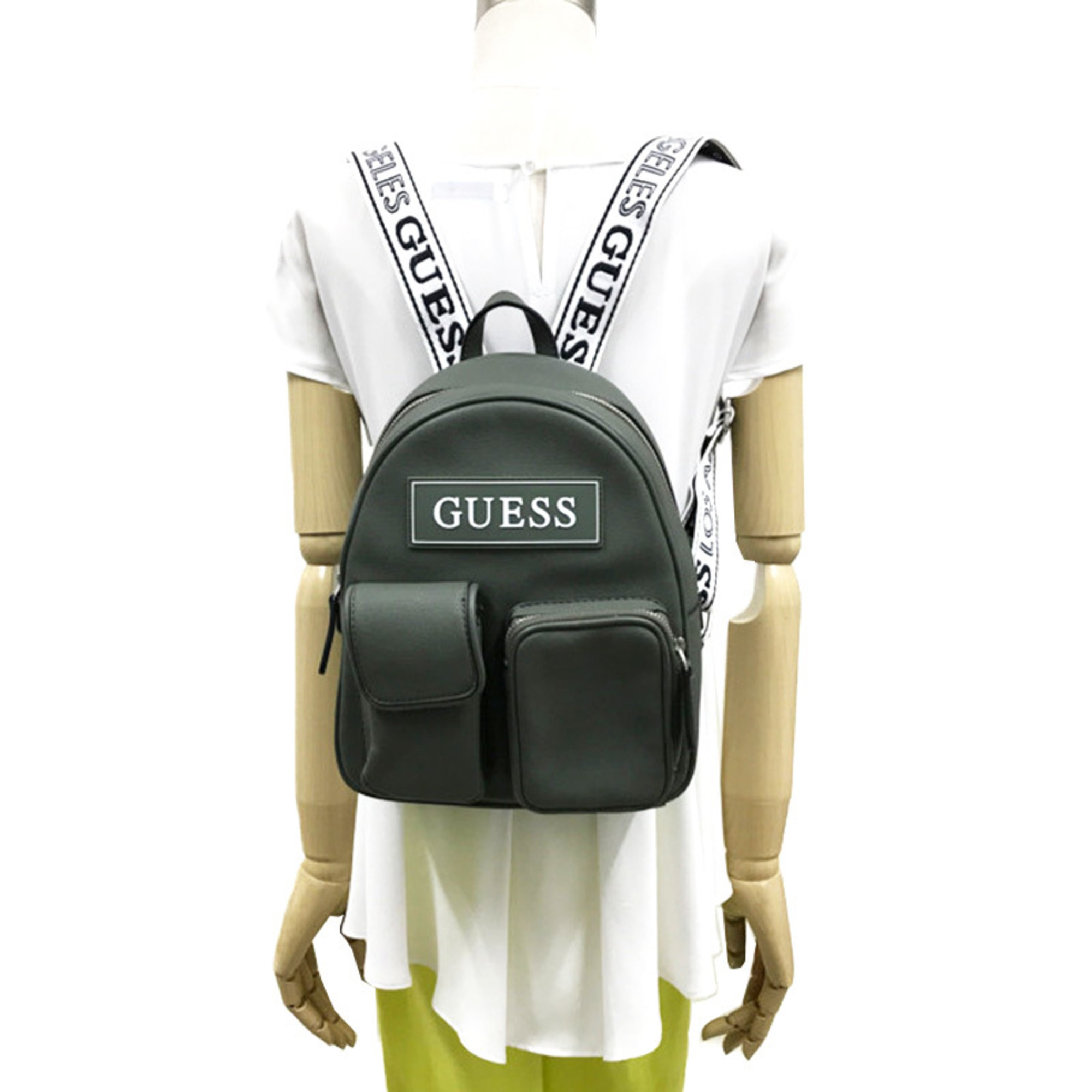 GUESS Backpack Khaki Green Women's VY822731