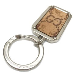 Gucci Silver Key Ring Holder Charm GG Women Men GUCCI