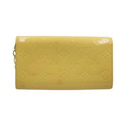 LOUIS VUITTON Vernis Portefeuille Sarah Chain Long Wallet for Women, Wallet, Citrine, M90149