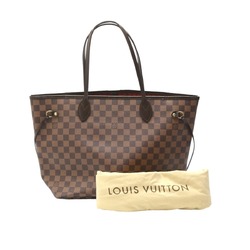 Louis Vuitton LOUIS VUITTON Tote Bag Neverfull MM Damier Canvas N41358 Brown LV