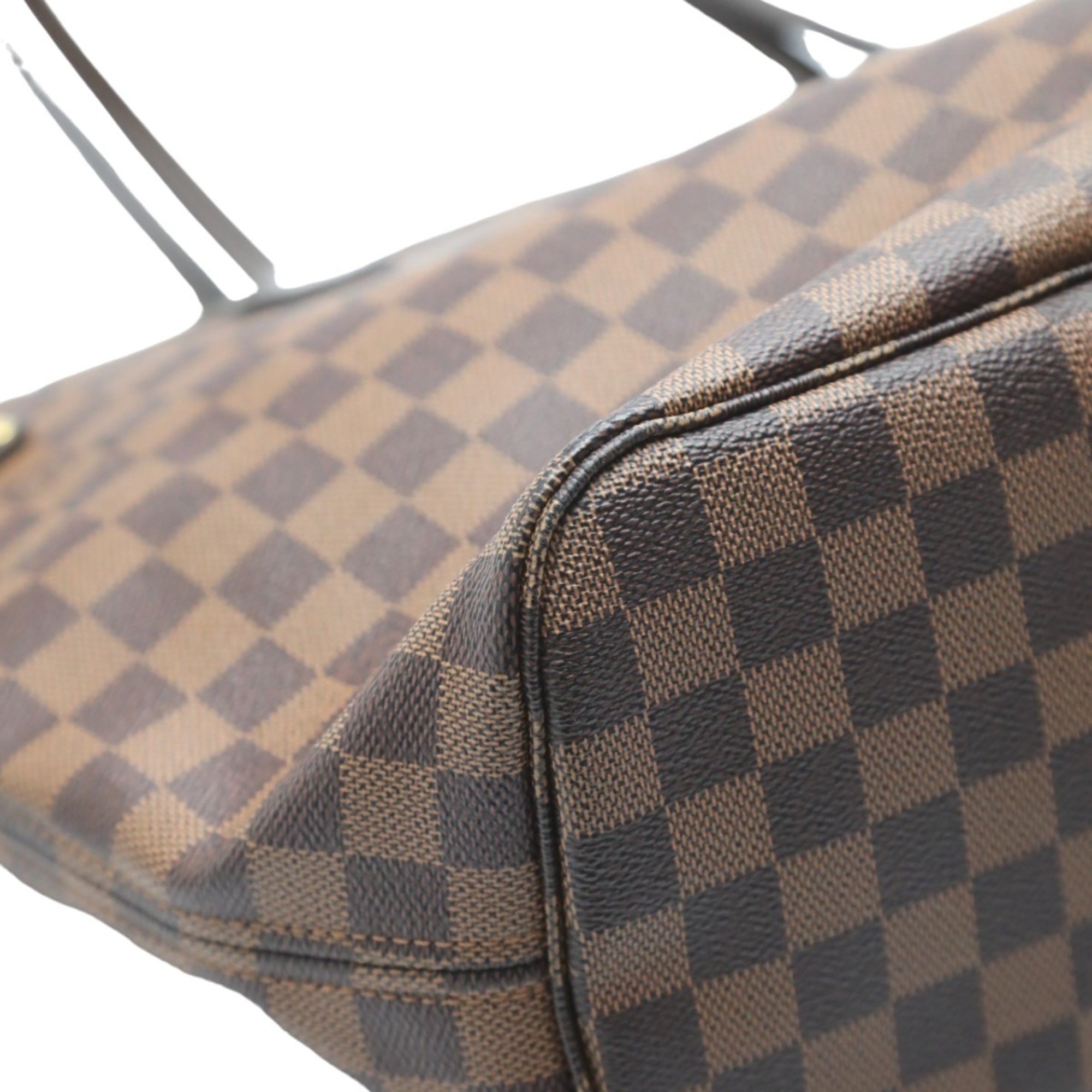 Louis Vuitton LOUIS VUITTON Tote Bag Neverfull MM Damier Canvas N41358 Brown LV