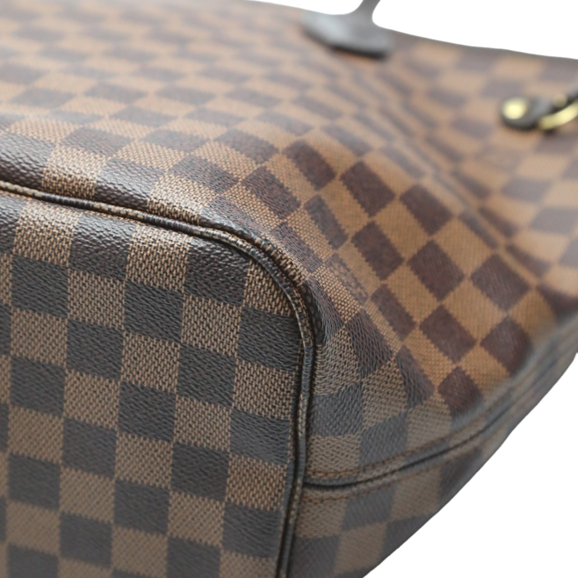 Louis Vuitton LOUIS VUITTON Tote Bag Neverfull MM Damier Canvas N41358 Brown LV