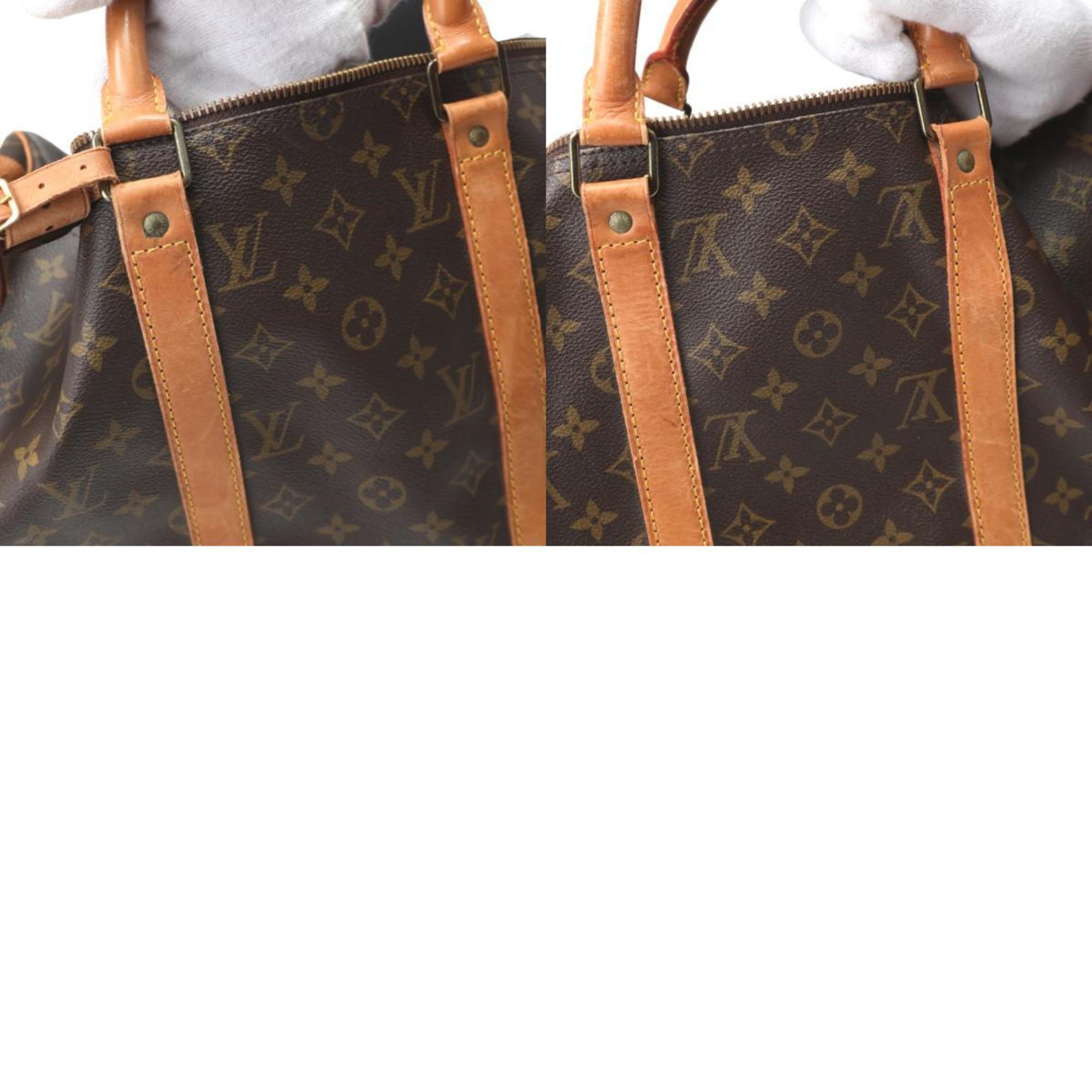 Louis Vuitton Boston Bag Keepall 50 Monogram Canvas M41426 Brown LV