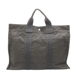 Hermes HERMES Bag Air Line Canvas Tote MM Grey