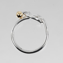 Tiffany & Co. Love Knot Ring, Size 13.5, 925 Silver, 18K Yellow Gold, Approx. 3.1g I132724006