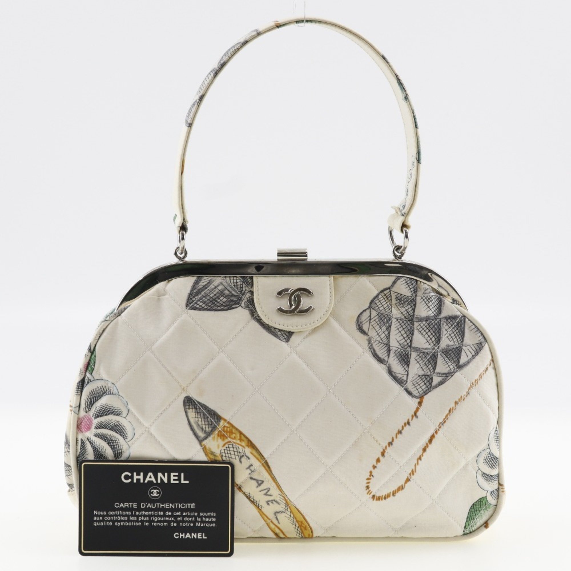 CHANEL Handbag Canvas 1993 Women's I131824077