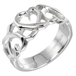 Tiffany & Co. Triple Loving Heart Ring, Size 12, Silver 925, Approx. 3.71g, I132724014
