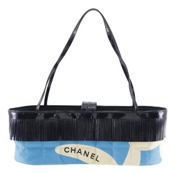CHANEL Handbag Canvas x Patent Leather 1998 Women's I131824076
