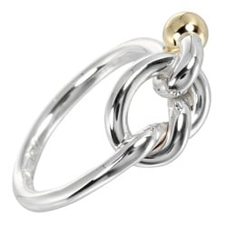 Tiffany & Co. Love Knot Ring, Size 6.5, 925 Silver, 18K Yellow Gold, Approx. 2.86g I132724007