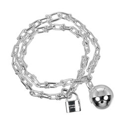 Tiffany & Co. Hardware Small Wrap Bracelet, 925 Silver, Approx. 1.7 oz (45.6 g), I132724079