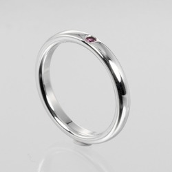 Tiffany & Co. Stacking Band Size 10 Ring, 925 Silver, Pink Sapphire, Approx. 2.48g I132724005
