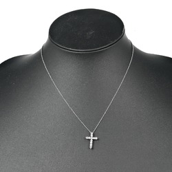 Tiffany & Co. Small Cross Necklace Pt950 Platinum Diamond Approx. 3.83g I132124046