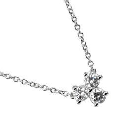 Tiffany & Co. Aria Necklace, Pt950 Platinum, Diamond, Approx. 2.71g I132124048