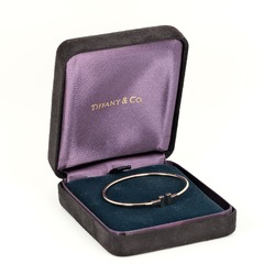Tiffany & Co. T-wire narrow bracelet, SM model, wrist size 15cm, K18 PG, pink gold, approx. 5.65g, I132124052