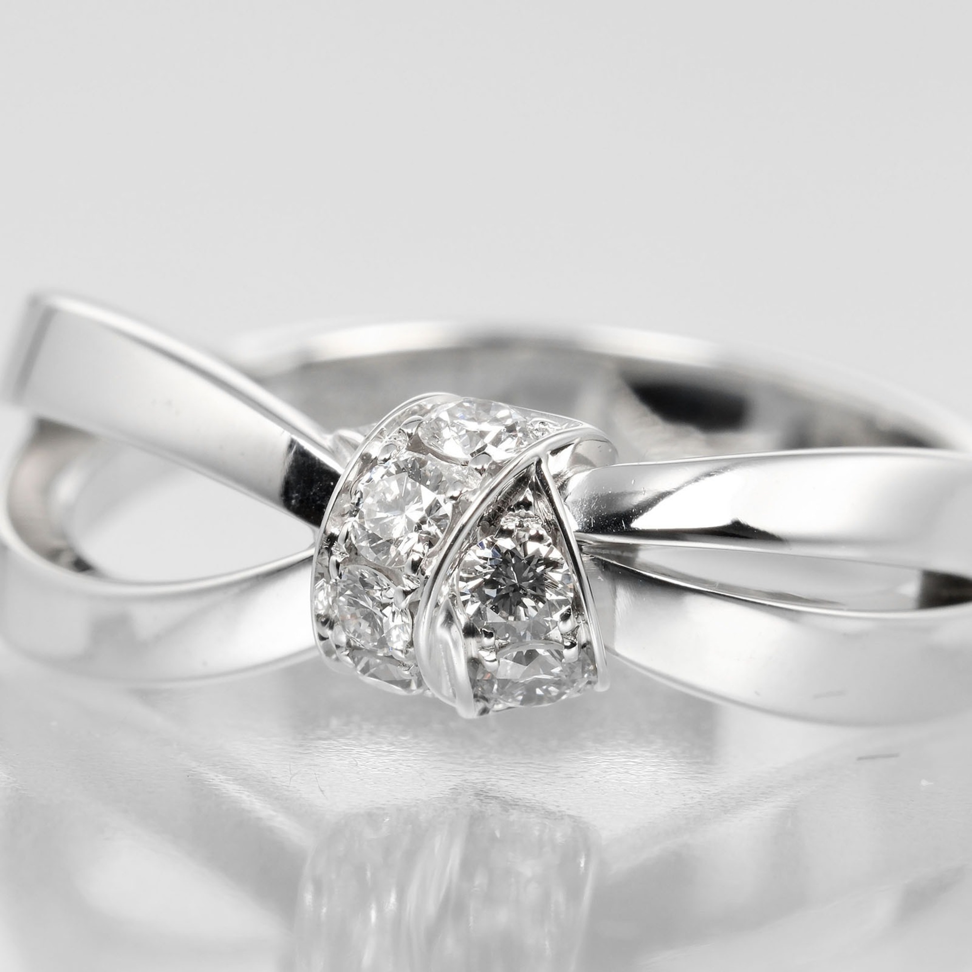 Chaumet Lien Seduction size 13.5 ring, K18 WG white gold, diamond, approx. 5.7g I132124017