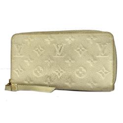Louis Vuitton Long Wallet Monogram Empreinte Portefeuille Secret M93437 Neige Ladies