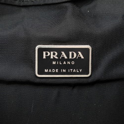 Prada Triangle Plate Backpack V153 Black Nylon Women's PRADA