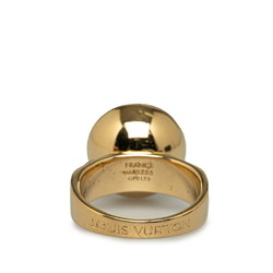 Louis Vuitton Crystal Ring M65255 Gold Grey Plated Women's LOUIS VUITTON